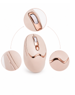 Şarjlı Kablosuz Mouse Sessiz Tıklama Bluetooth ve USB Destekli - Görsel 4