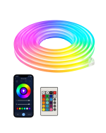 RGB Neon Led Şerit Işık Kumandalı USB Girişli Su Geçirmez Şerit Led - Görsel 4