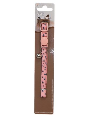 Eastland Klipsli Leopar Baskılı Kedi Tasması 22-30