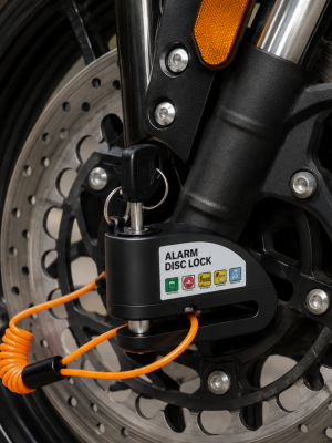 110 dB Alarmlı Disk Fren Kilidi Su Geçirmez Çelik Motosiklet Güvenlik Kilidi