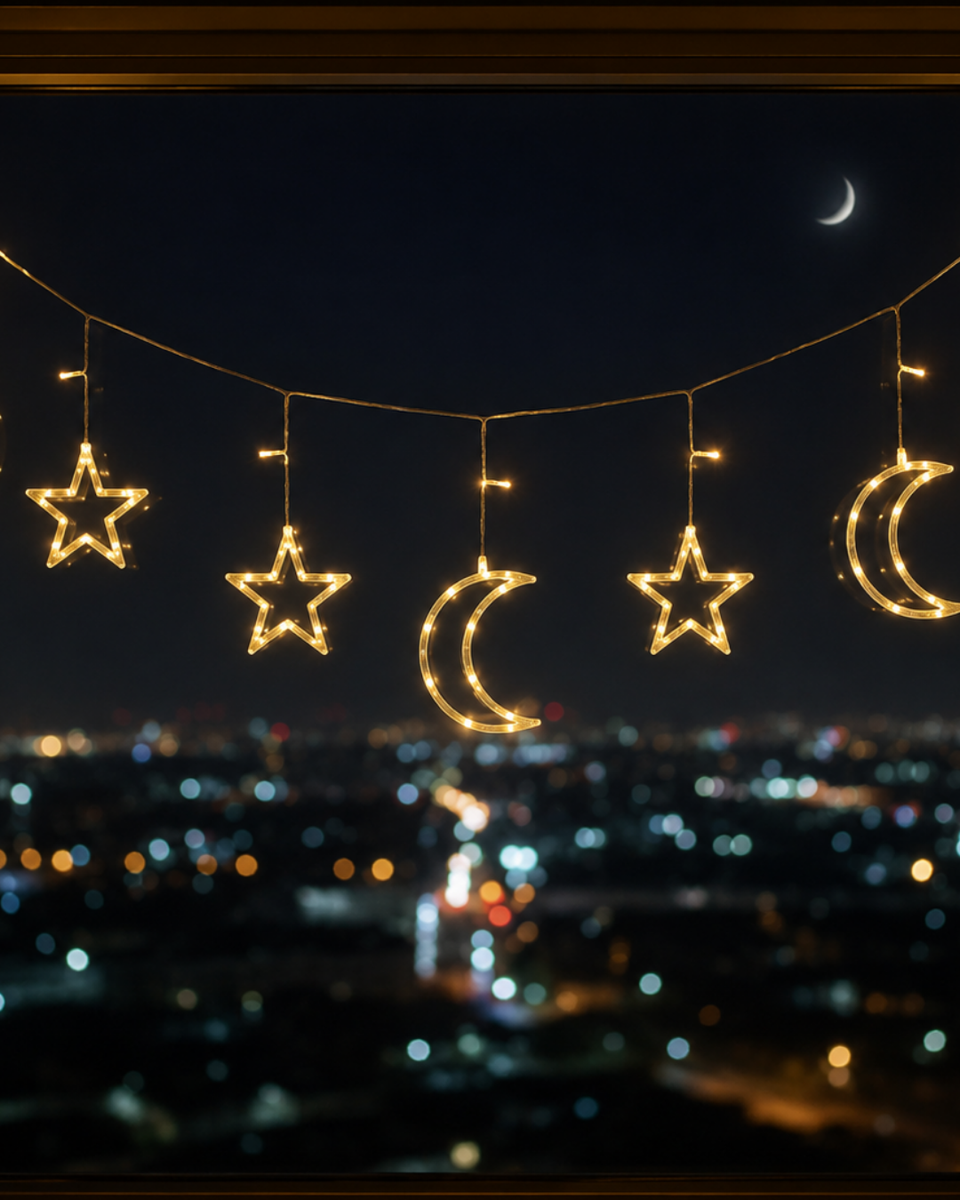 Adsiz-tasarim-2026-05-18T170316.206.png Büyük Ay Yıldız LED Ramazan Süsü Sıcak Beyaz Dekoratif Işık - Görsel 1