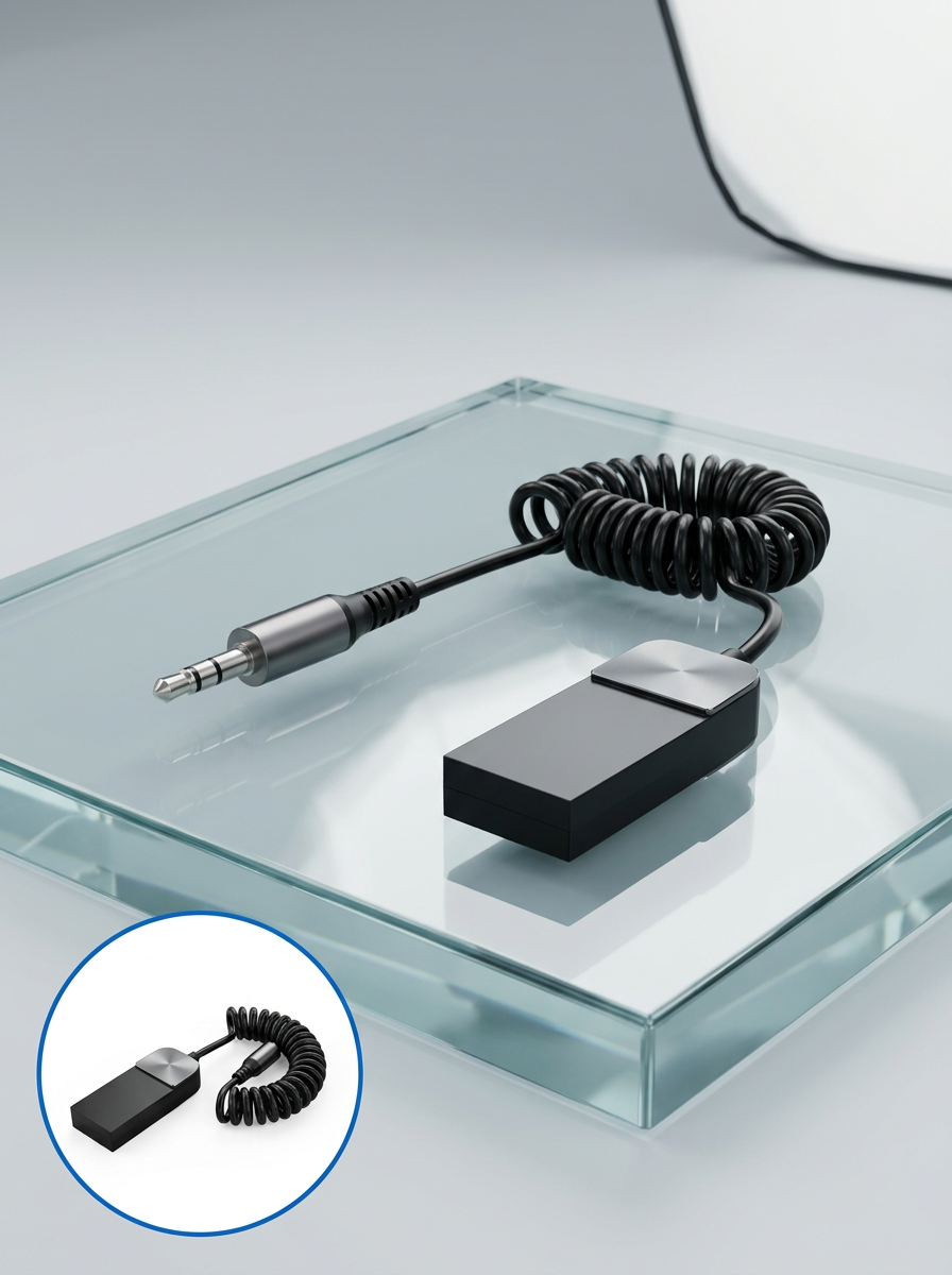 Firefly_Gemini-Flash-3-3.png BLUETOOTH ÇEVİRİCİ A13 AUX KİT - Görsel 1
