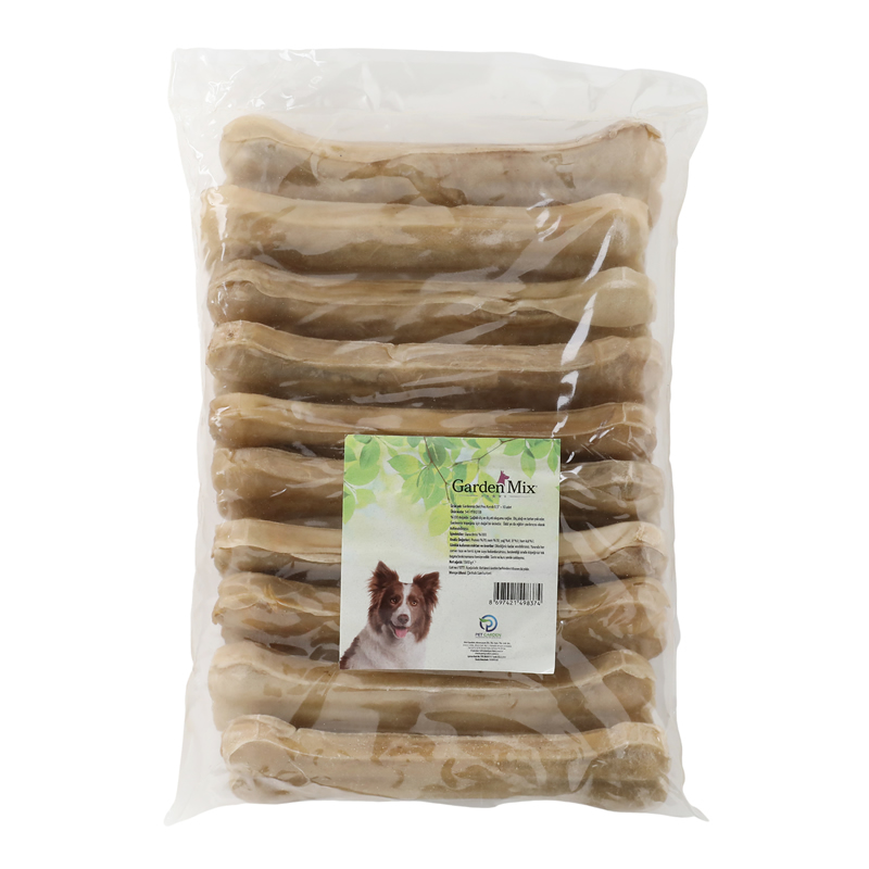 afda6270c1d52ccee20f81dbf262c60b.jpg Gardenmix Deri Pres Kemik 21cm 150-180 G.10lu Pakt - Görsel 1