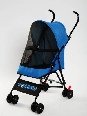Tommy Evcil Hayvan Arabası Mavi 76.5*44*99cm Max 15kg