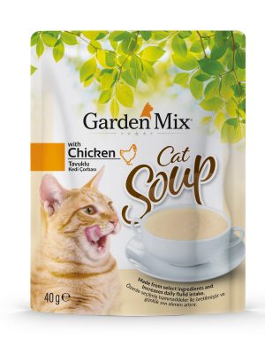 GARDENMIX TAVUKLU KEDI ÇORBASI 40GR X 6 ADET