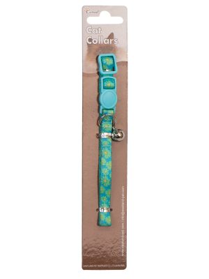Eastland Klipsli Çiçek Baskılı Kedi Tasması 22-30c