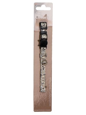 Eastland Klipsli Panda Baskılı Kedi Tasması 22-30c