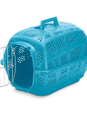 Imac Carry Sport Metal Kapılı Evcil Hayvan Taşıma Çantası Mavi 48,5x34x32cm