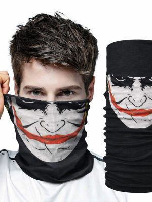 Joker Desenli Çok Amaçlı Buff – Yüz, Boyun ve Bandana Maskesi 5 No