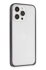 Joko iPhone 14 Pro Kılıf Metal Bumper Magneticsafe Kapak - Derin Mor - Görsel 3