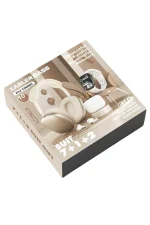 Karler Bass K32 Kombo 7 Adet Kordon Akıllı Saat Airpods Kulaklık Kafa Üstü Kablosuz Kulaklık Set - Beyaz - Görsel 2
