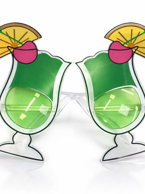 Kokteyl Bardak Parti Gözlüğü Yeşil Renk
