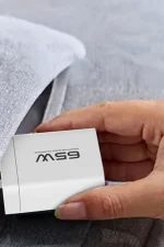 Konfulon C99Q 65W PD Destekli Type-C ve USB Çift Çıkışlı Hızlı Şarj Adaptörü - Beyaz - Görsel 3
