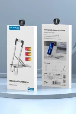 Konfulon CM23 Ayarlanabilir Katlanabilir Masaüstü Telefon Tutucu - Gümüş - Görsel 4