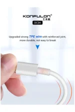 Konfulon DC04 Süper Hızlı Micro USB Kablo 1M 2A - Görsel 3