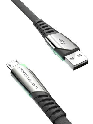 Konfulon DC16 Micro USB Kablo 1M 2.4A - Siyah