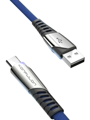 Konfulon DC18 Type-C Kablo 1M 5A - Mavi