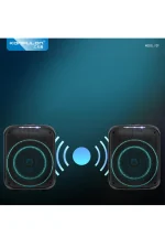 Konfulon F39 25W Sürücülü RGB Işıklı 2 Adet Mikrofonlu Bluetooth 5.3 Kablosuz Hoparlör – Siyah - Görsel 3
