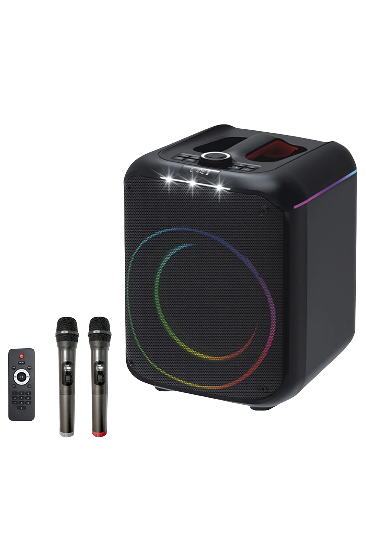 konfulon-f39-25w-suruculu-rgb-isikli-bluetooth-53-kablosuz-hoparlor-siyah-default.webp Konfulon F39 25W Sürücülü RGB Işıklı 2 Adet Mikrofonlu Bluetooth 5.3 Kablosuz Hoparlör – Siyah - Görsel 1