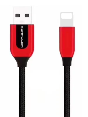 Konfulon S51 Lightning Kablo iphone Uyumlu 1M 3A - Siyah