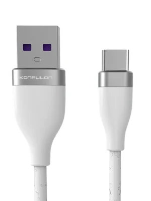 Konfulon S84 Seramik Uçlu Type-C 1M 3.1A - Beyaz