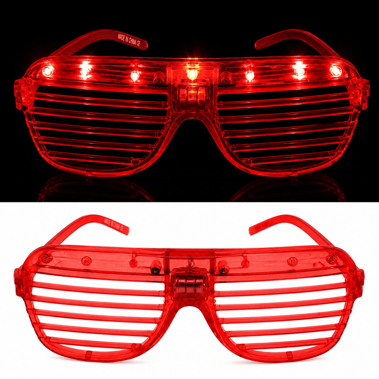led-isikli-panjur-parti-gozlugu-kirmizi-renk-shutter-gozluk-resim-5508.jpg LED Işıklı Panjur Parti Gözlüğü Kırmızı Renk Shutter Gözlük - Görsel 1
