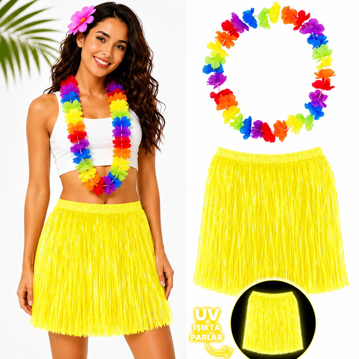 neon-sari-hawaii-etek-40-cm-ve-rengarenk-hawaii-kolye-resim-5564.jpg Neon Sarı Hawaii Etek 40 cm ve Rengarenk Hawaii Kolye - Görsel 1