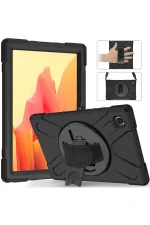 Newface Huawei MatePad T10 9.7 Kılıf Amazing Tablet Kapak - Siyah - Görsel 2