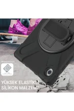Newface Huawei MatePad T10 9.7 Kılıf Amazing Tablet Kapak - Siyah - Görsel 3