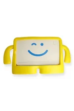 Newface iPad 10.2 (7.nesil) Kılıf Karakter Tablet Silikon - Sarı