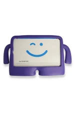 Newface iPad 2022 10.9 (10.nesil) Kılıf Karakter Tablet Silikon - Mor