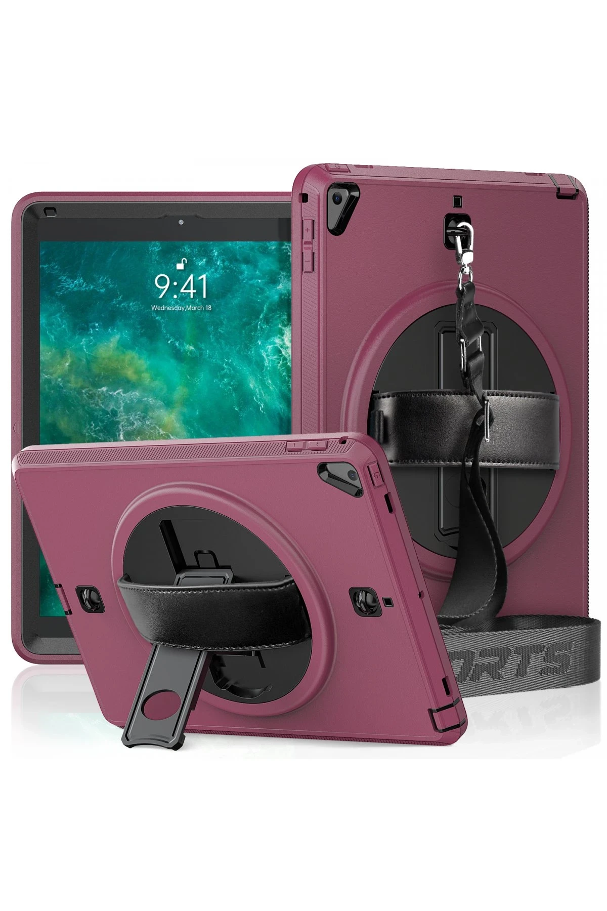 newface-ipad-5-air-97-kilif-strap-c-otterbox-tablet-kapak-murdum-default.webp Newface iPad 5 Air 9.7 Kılıf Strap-C Otterbox Tablet Kapak - Mürdüm - Görsel 1