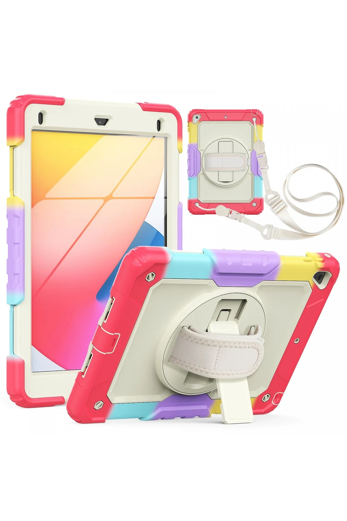 newface-ipad-5-air-97-kilif-tablet-rainbow-kapak-kirmizi-default.webp Newface iPad 5 Air 9.7 Kılıf Tablet Rainbow Kapak - Kırmızı - Görsel 1