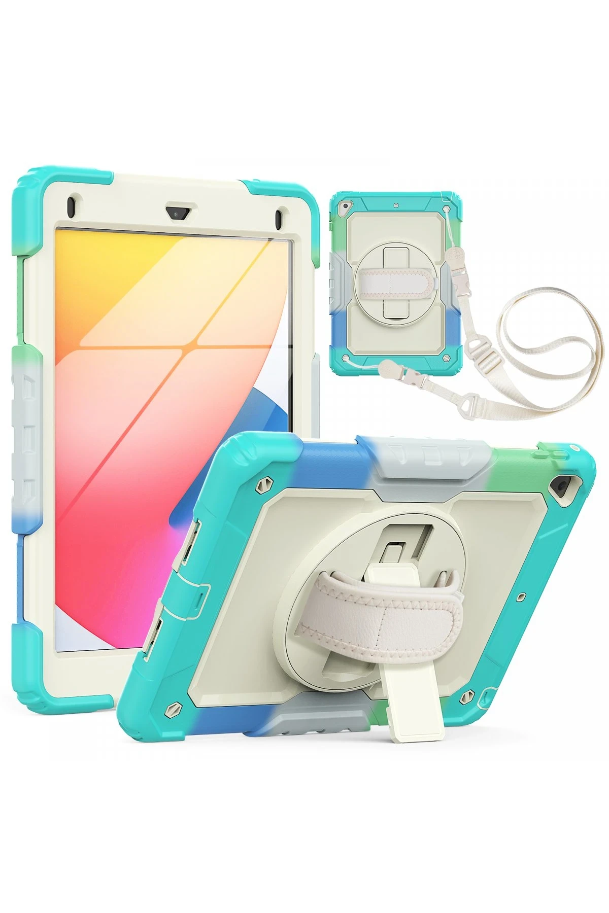 newface-ipad-5-air-97-kilif-tablet-rainbow-kapak-turkuaz-default.webp Newface iPad 5 Air 9.7 Kılıf Tablet Rainbow Kapak - Turkuaz - Görsel 1