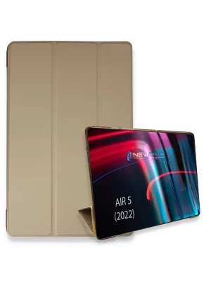 Newface iPad Air 5 (2022) Kılıf Tablet Smart Kılıf - Gold
