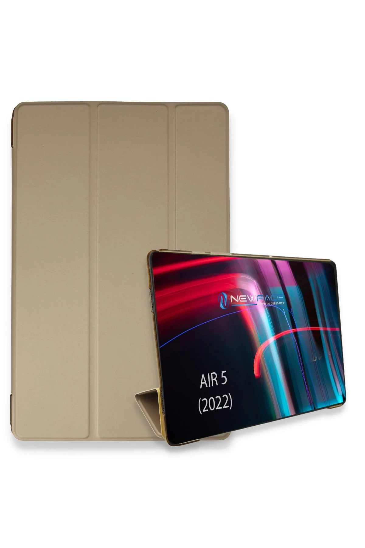 newface-ipad-air-5-2022-kilif-tablet-smart-kilif-gold-default.webp Newface iPad Air 5 (2022) Kılıf Tablet Smart Kılıf - Gold - Görsel 1