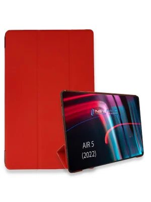 Newface iPad Air 5 (2022) Kılıf Tablet Smart Kılıf - Kırmızı