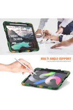 Newface iPad Pro 11 (2020) Kılıf Griffin Tablet Kapak - Kamuflaj - Görsel 6