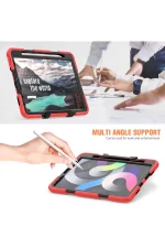 Newface iPad Pro 11 (2020) Kılıf Griffin Tablet Kapak - Kırmızı - Görsel 6