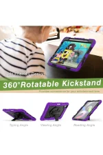 Newface iPad Pro 11 (2020) Kılıf Pars Tablet Kapak - Mor - Görsel 4