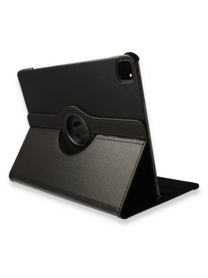 Newface iPad Pro 12.9 (2020) Kılıf 360 Tablet Deri  Kılıf - Siyah