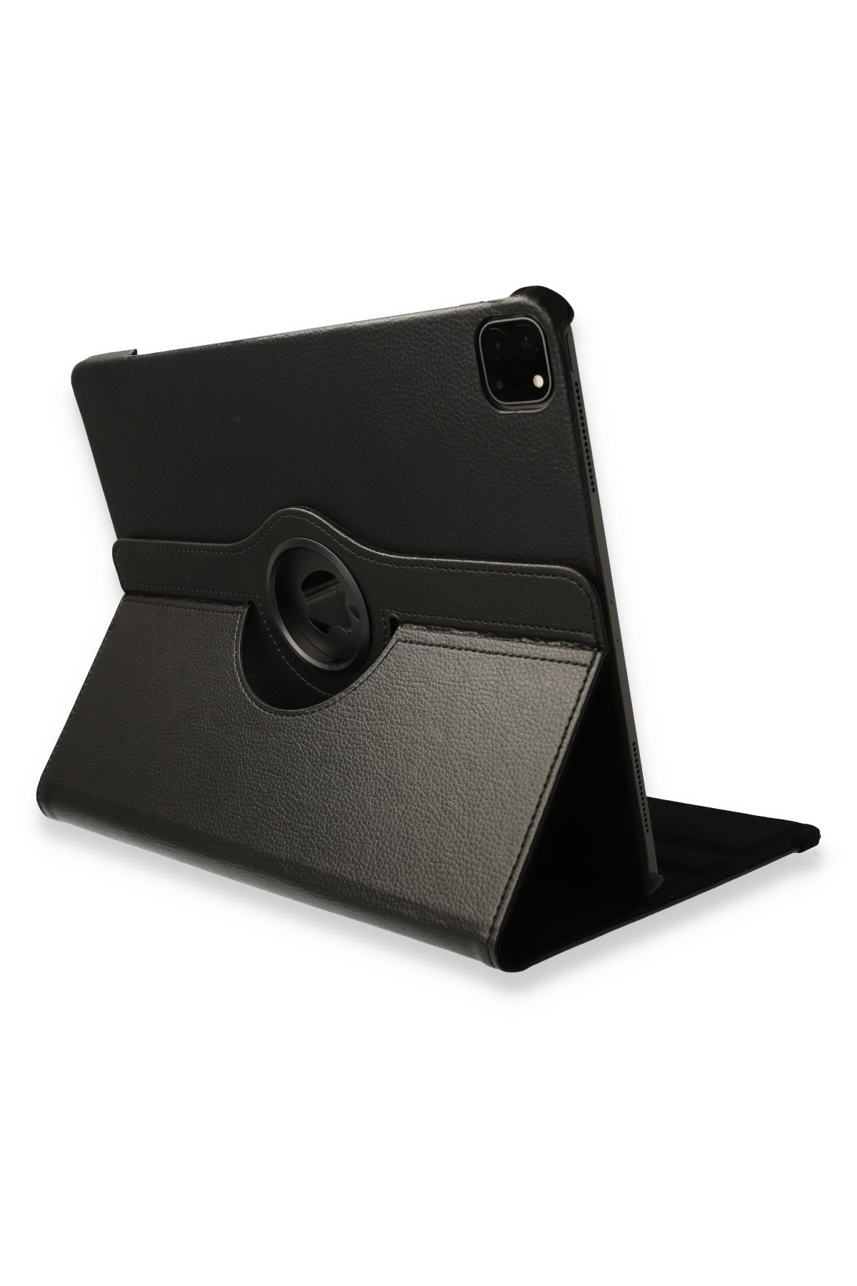 newface-ipad-pro-12-9-kilif-tablet-360-siyah-2.jpg Newface iPad Pro 12.9 (2020) Kılıf 360 Tablet Deri Kılıf - Siyah - Görsel 1