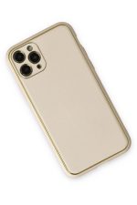Newface iPhone 11 Pro Max Kılıf Coco Deri Silikon Kapak - Beyaz - Görsel 3
