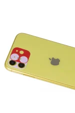 Newface iPhone 11 Rainbow Kamera Lens Koruma Cam - Kırmızı - Görsel 2