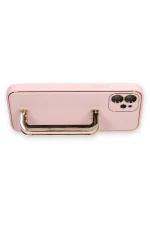 Newface iPhone 12 Kılıf Coco Elit Kapak - Pembe - Görsel 3