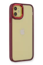 Newface iPhone 12 Kılıf Dora Kapak - Kırmızı