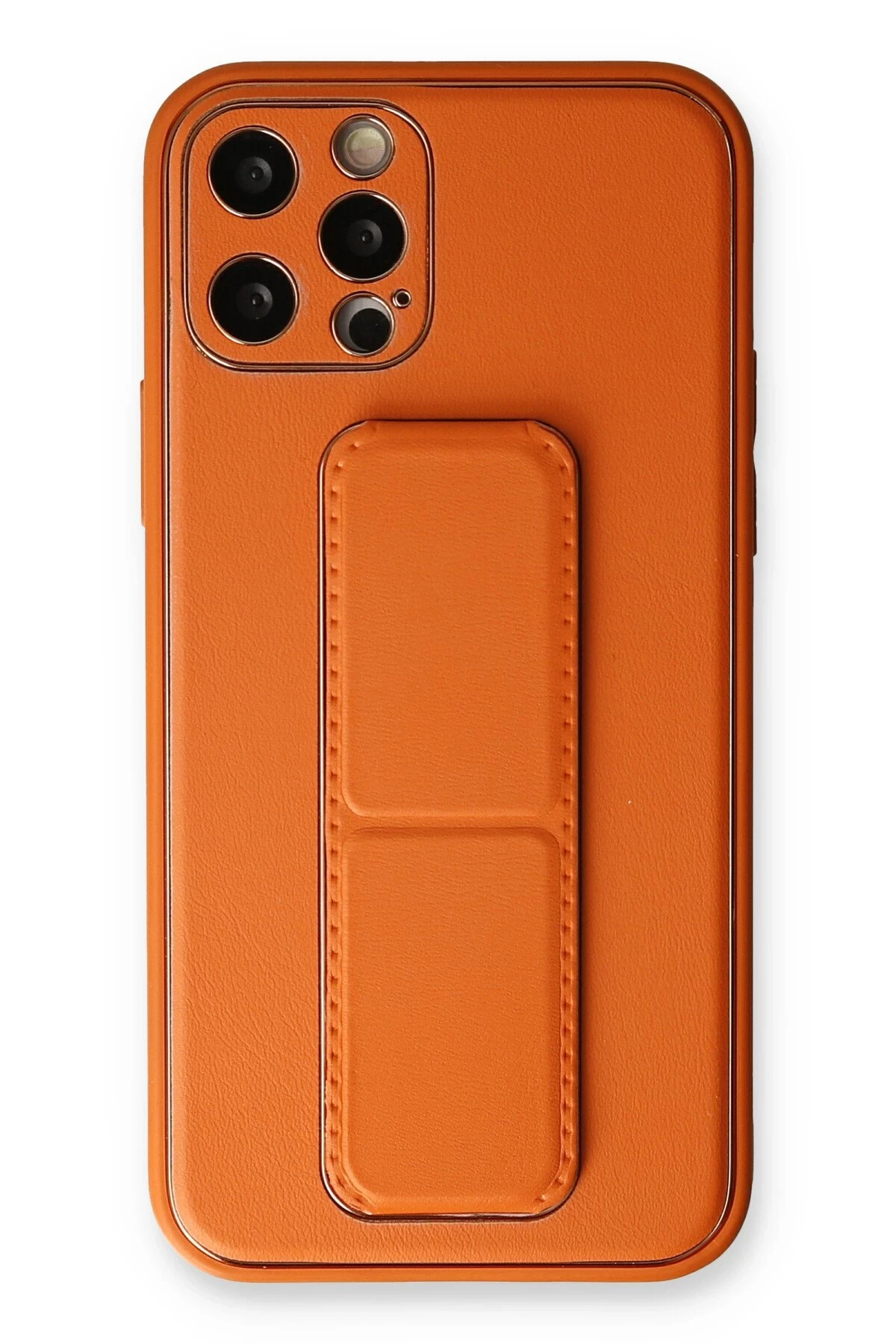newface-iphone-12-pro-kilif-coco-deri-standli-kapak-turuncu-default.webp Newface iPhone 12 Pro Kılıf Coco Deri Standlı Kapak - Turuncu - Görsel 1