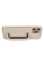 Newface iPhone 12 Pro Kılıf Coco Elit Kapak - Gold - Görsel 3