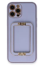 Newface iPhone 12 Pro Kılıf Coco Elit Kapak - Lila