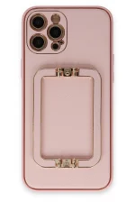 Newface iPhone 12 Pro Kılıf Coco Elit Kapak - Pembe